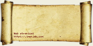 Žanka Vesković vizit kartica